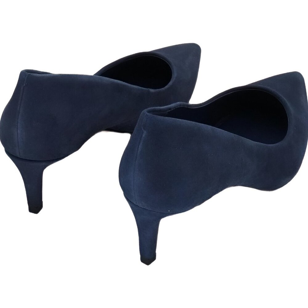 Vince Camuto Women's Kehlia Pointed-Toe Kitten Pump Deep Navy US 9M - Picture 3 of 6